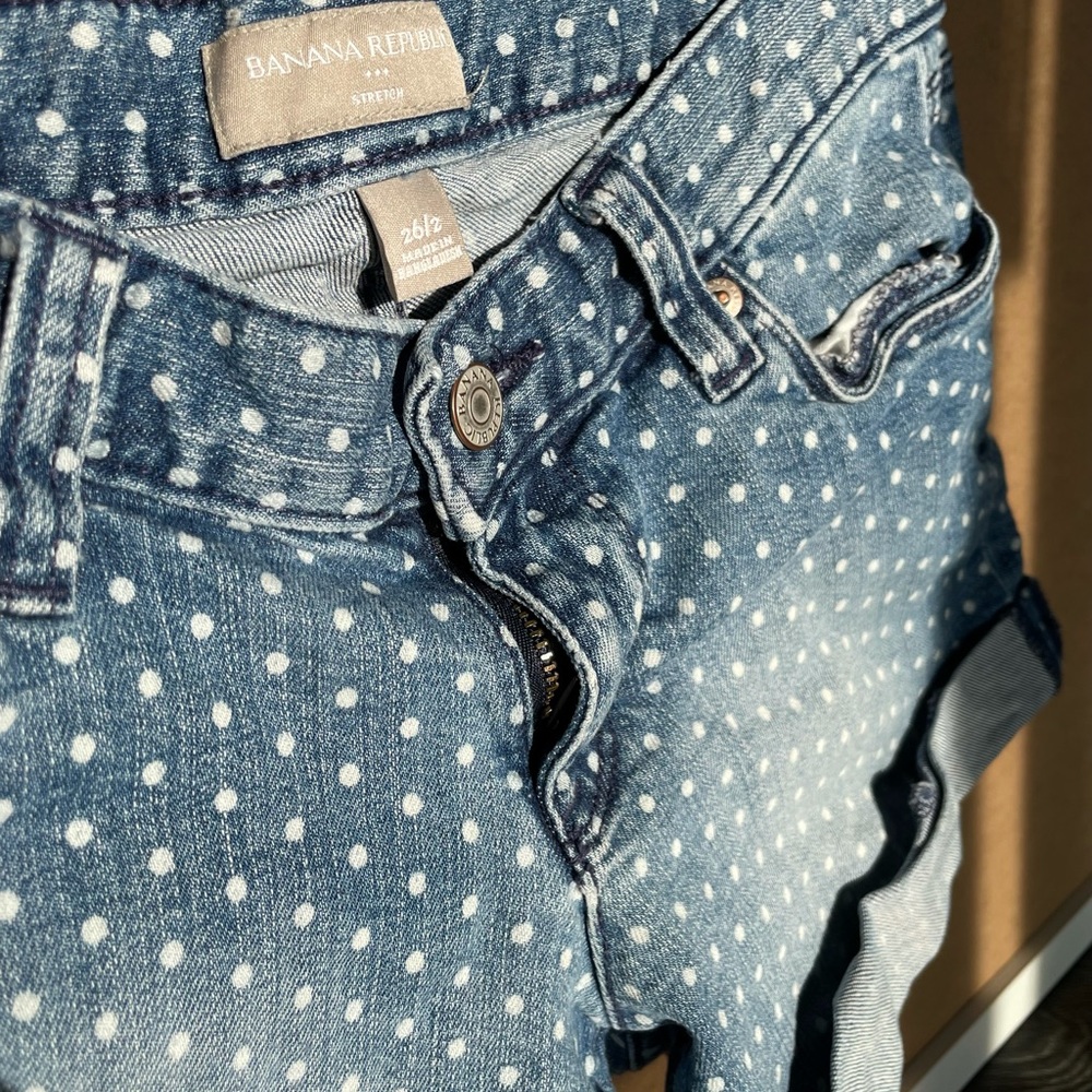 Banana republic polka dots shorts 26